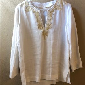 Lilly Pulitzer Amelia Island Linen Tunic